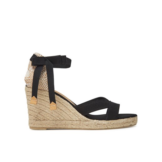 Espadryle Castañer Bailey 025676 Czarny ze sklepu eobuwie.pl w kategorii Espadryle damskie - zdjęcie 183634286