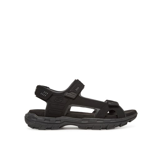 Skechers Sandały Garver-Louden 64487/BLK Czarny ze sklepu MODIVO w kategorii Sandały męskie - zdjęcie 183635018