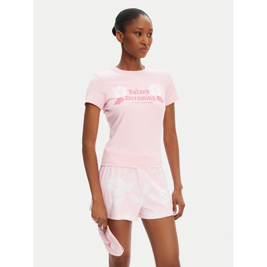 Juicy Couture Piżama Island Dreaming JCLPJ125507 Różowy Regular Fit ze sklepu MODIVO w kategorii Piżamy damskie - zdjęcie 183635027