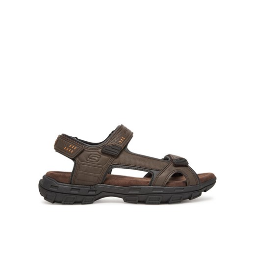 Skechers Sandały Garver-Louden 64487/BRN Brązowy ze sklepu MODIVO w kategorii Sandały męskie - zdjęcie 183635037