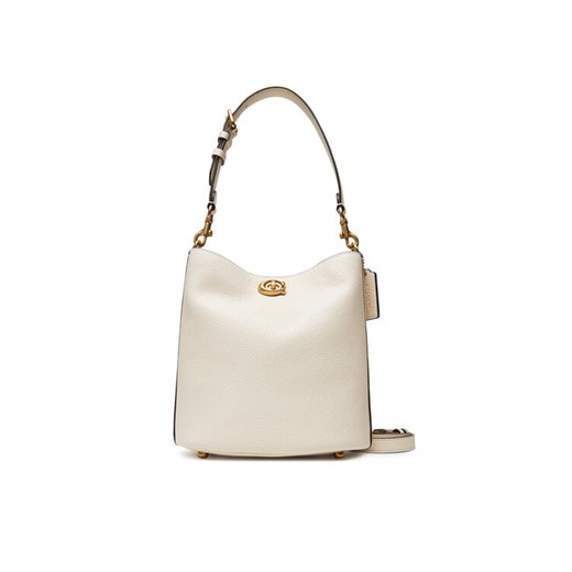 Coach Torebka Willow CW625 Écru ze sklepu MODIVO w kategorii Torby Shopper bag - zdjęcie 183635046