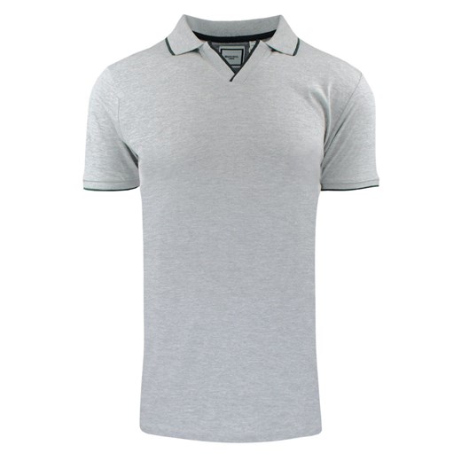 Oryginalna Koszulka Polo - Brave Soul - Popielata TSBRSSS25poloFERRATltgrey ze sklepu JegoSzafa.pl w kategorii T-shirty męskie - zdjęcie 183636058