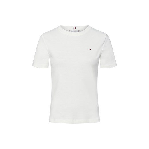 Tommy Hilfiger Koszulka damska Kobiety Bawełna écru jednolity ze sklepu vangraaf w kategorii Bluzki damskie - zdjęcie 183636405