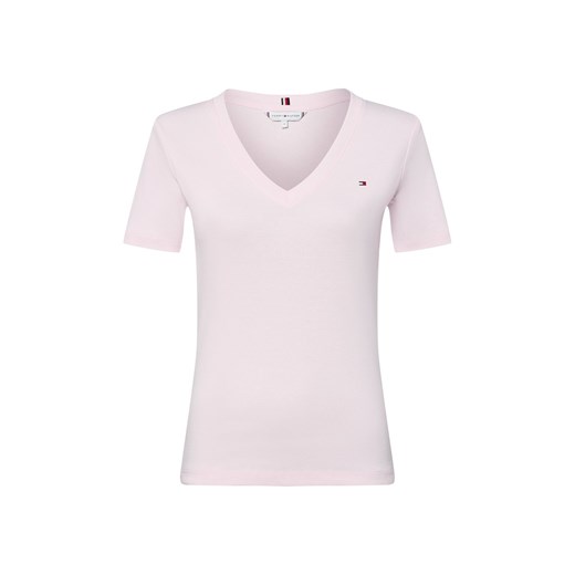 Tommy Hilfiger Koszulka damska Kobiety Bawełna różowy jednolity ze sklepu vangraaf w kategorii Bluzki damskie - zdjęcie 183636419