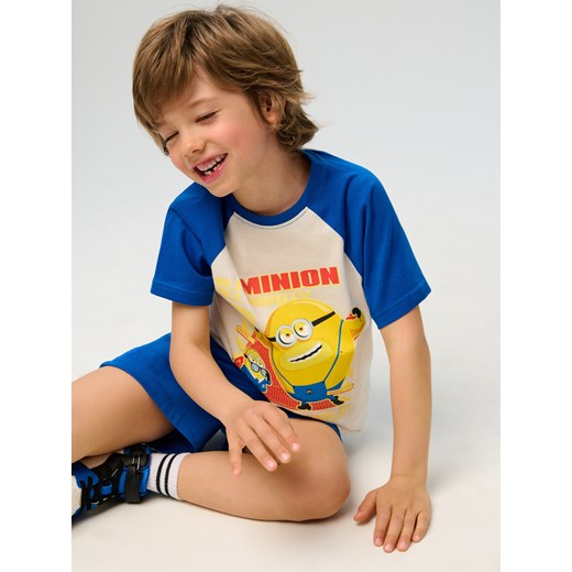 Sinsay - Komplet dzianinowy Minions - granatowy Sinsay 134 (8-9 l) Sinsay