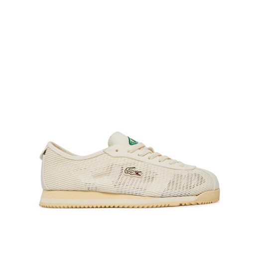 Sneakersy Lacoste Club-Low Leather 7-49SFA0102 Écru ze sklepu eobuwie.pl w kategorii Buty sportowe damskie - zdjęcie 183638768