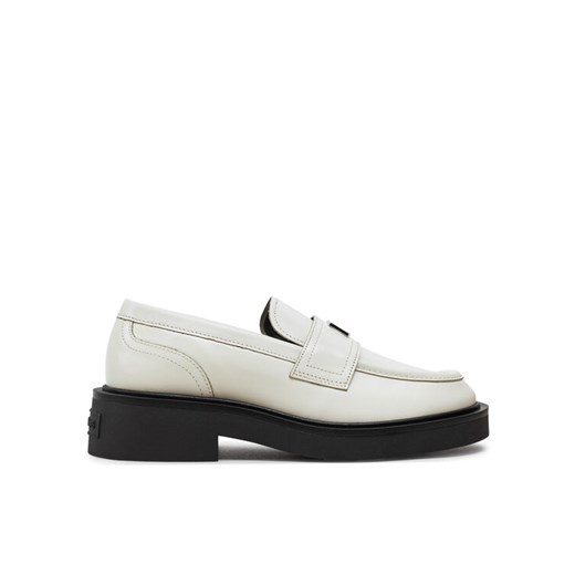 Loafersy Tommy Jeans EN0EN02602 Beżowy ze sklepu eobuwie.pl w kategorii Lordsy damskie - zdjęcie 183638815