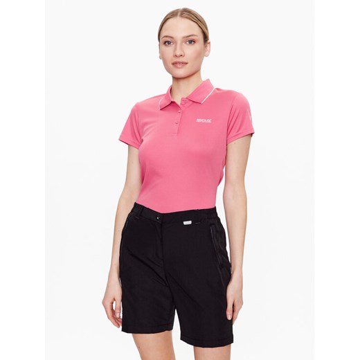 Regatta Polo Maverick RWT210 Różowy Regular Fit ze sklepu MODIVO w kategorii Bluzki damskie - zdjęcie 183639495