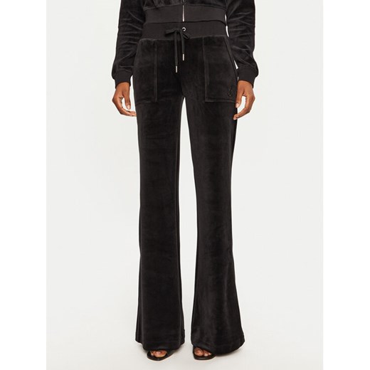 Juicy Couture Spodnie dresowe Layla JCSEBJ001 Czarny Flared Leg ze sklepu MODIVO w kategorii Spodnie damskie - zdjęcie 183639497