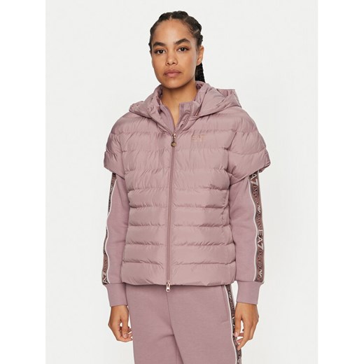 EA7 Emporio Armani Bezrękawnik 6DTB03 TNF8Z 1341 Różowy Regular Fit ze sklepu MODIVO w kategorii Kamizelki damskie - zdjęcie 183639539