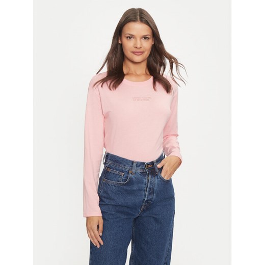 United Colors Of Benetton Koszulka piżamowa 30963M04S Różowy Regular Fit ze sklepu MODIVO w kategorii Piżamy damskie - zdjęcie 183639605