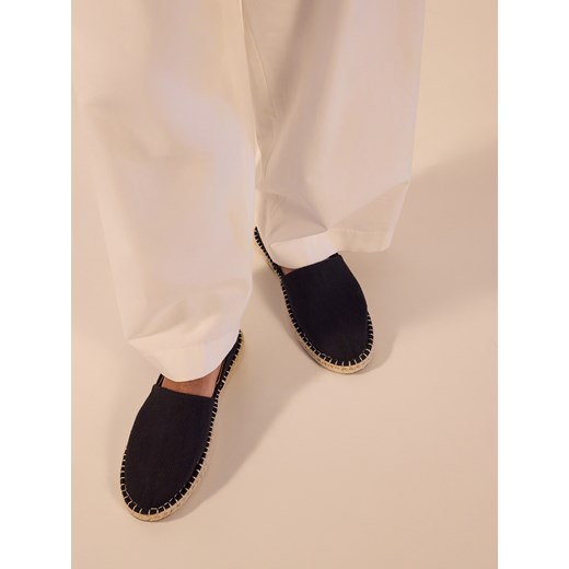 Reserved - Espadryle z plecionką - czarny ze sklepu Reserved w kategorii Espadryle męskie - zdjęcie 183640918