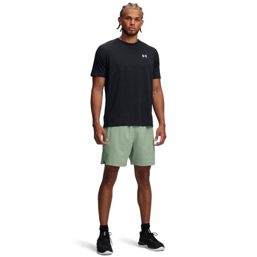 Męskie spodenki treningowe Under Armour Vanish Woven 6in Graphic Sts - zielone ze sklepu Sportstylestory.com w kategorii Spodenki męskie - zdjęcie 183641566