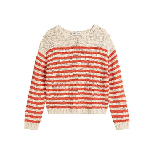Marc O´Polo Sweter w kolorze beżowo-czerwonym ze sklepu Limango Polska w kategorii Swetry damskie - zdjęcie 183642365