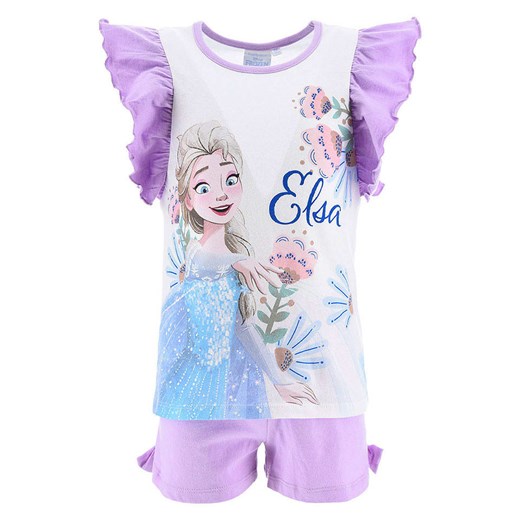 Disney Frozen Piżama &quot;Kraina Lodu&quot; w kolorze biało-fioletowym ze wzorem ze sklepu Limango Polska w kategorii Piżamy dziecięce - zdjęcie 183642655