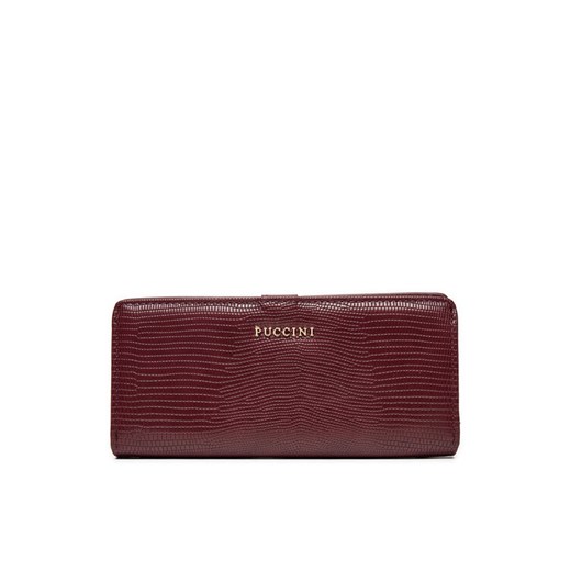 Duży Portfel Damski Puccini BLP837B Bordowy Puccini OS eobuwie.pl