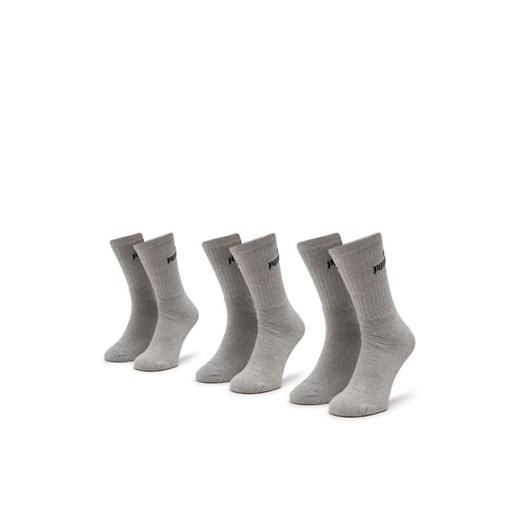 Zestaw 3 par wysokich skarpet damskich Puma 90793403 r.39/42 Szary ze sklepu eobuwie.pl w kategorii Skarpetki damskie - zdjęcie 183643967