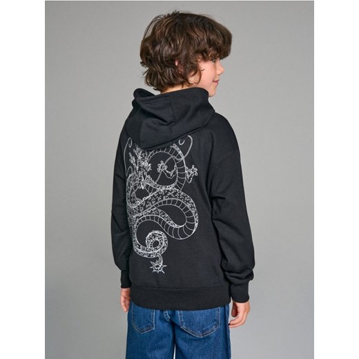 Sinsay - Bluza z nadrukiem na plecach Dragonball - czarny ze sklepu Sinsay w kategorii Bluzy chłopięce - zdjęcie 183646546