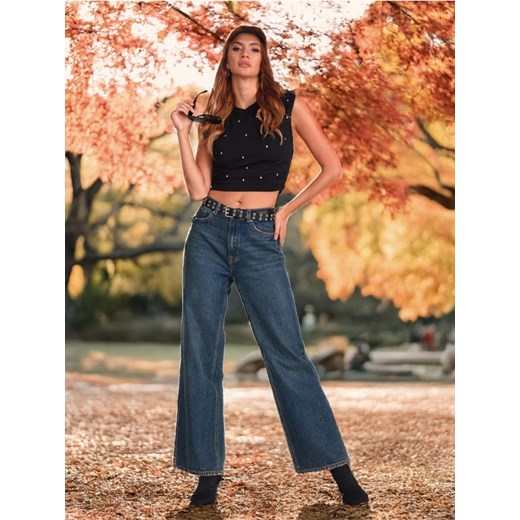 Sinsay - Crop top - czarny ze sklepu Sinsay w kategorii Bluzki damskie - zdjęcie 183646579