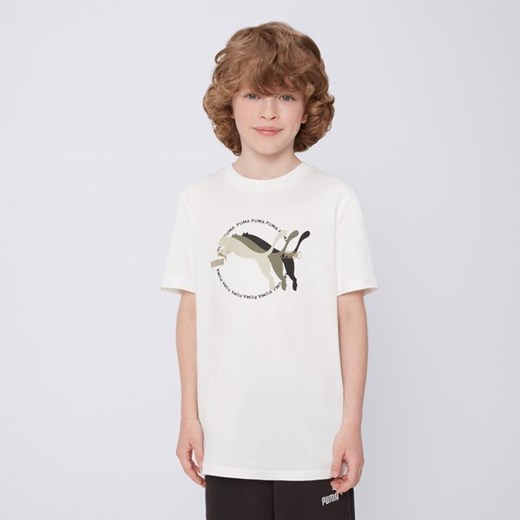 puma t-shirt graphics iii b 686660 02 ze sklepu 50style.pl w kategorii T-shirty chłopięce - zdjęcie 183646917
