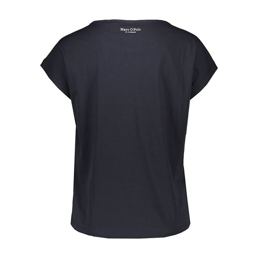 Bluzka damska Marc O'Polo z okrągłym dekoltem z krótkimi rękawami w nadruki 