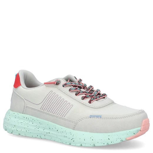 Lekkie sneakersy damskie - HEY DUDE SIROCCO ALTA W FRIENDSHIP LACE 43155 SZARE ze sklepu Tymoteo.pl - sklep obuwniczy w kategorii Buty sportowe damskie - zdjęcie 183648649