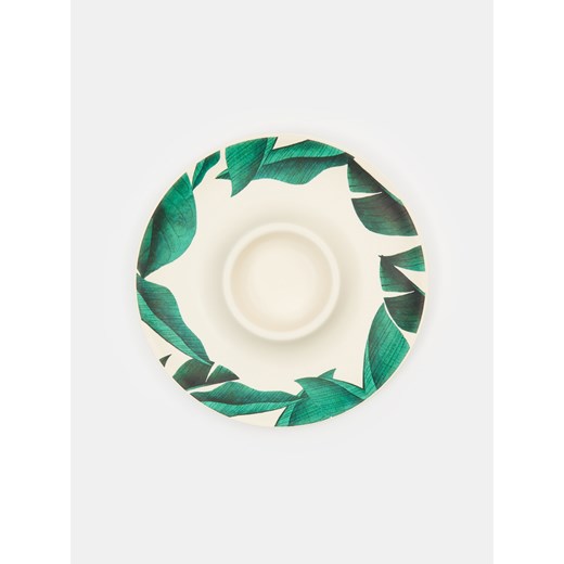 Sinsay - Taca do serwowania z motywem liści - wielobarwny Sinsay One Size Sinsay