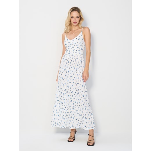 Sinsay - Sukienka maxi w kwiaty - wielobarwny Sinsay XXS Sinsay