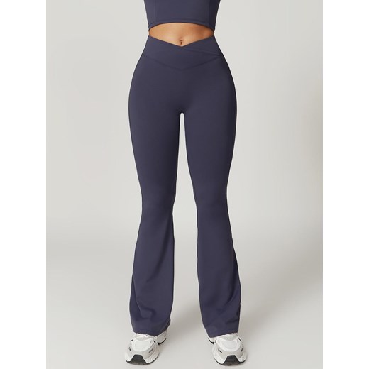 Legginsy sportowe - Granatowy / S ze sklepu Valetta.pl w kategorii Spodnie damskie - zdjęcie 183649109