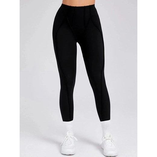 Legginsy sportowe - Czarny / S ze sklepu Valetta.pl w kategorii Spodnie damskie - zdjęcie 183649166