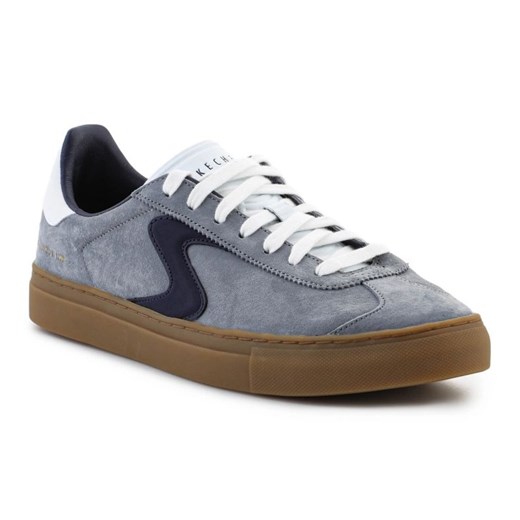Buty Skechers Arch Fit Legend - Romah 254001-GYNV niebieskie ze sklepu ButyModne.pl w kategorii Trampki męskie - zdjęcie 183651876