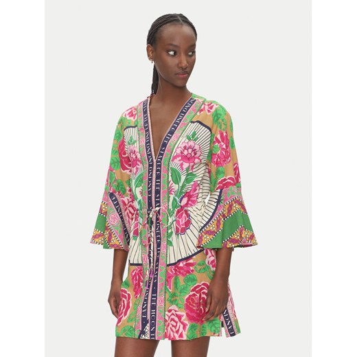 Maaji Sukienka plażowa Cerice Bouquet Enjoyable PT2472CPO008 Kolorowy Regular Fit ze sklepu MODIVO w kategorii Odzież plażowa - zdjęcie 183652335