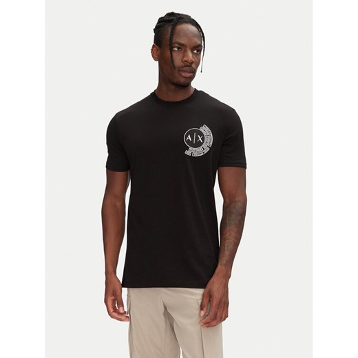 Armani Exchange T-Shirt XM000556 AF10358 UC001 Czarny Regular Fit ze sklepu MODIVO w kategorii T-shirty męskie - zdjęcie 183652359