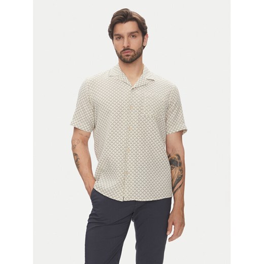 Pierre Cardin Koszula C6 45610.0458 Beżowy Regular Fit ze sklepu MODIVO w kategorii Koszule męskie - zdjęcie 183652375