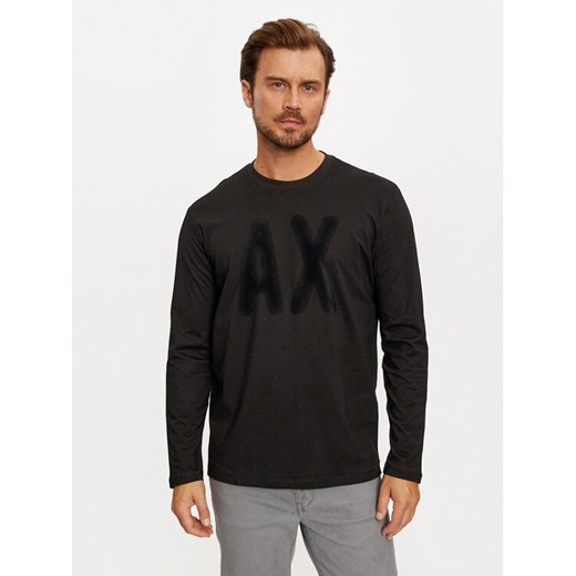 Armani Exchange Longsleeve XM000126 AF10358 UC001 Czarny Regular Fit ze sklepu MODIVO w kategorii T-shirty męskie - zdjęcie 183652397