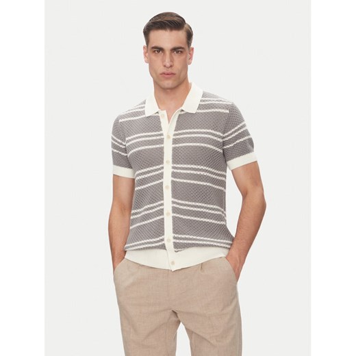 Baldessarini Koszula B4 50037.5275 Szary Regular Fit ze sklepu MODIVO w kategorii Koszule męskie - zdjęcie 183652495