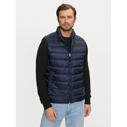 Gant Kamizelka 7006299 Granatowy Regular Fit ze sklepu MODIVO w kategorii Kamizelki męskie - zdjęcie 183652588