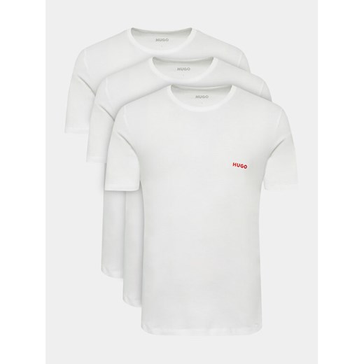 Hugo Komplet 3 t-shirtów 50493972 Biały Regular Fit XS MODIVO