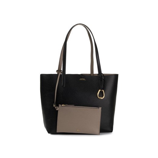 Lauren Ralph Lauren Torebka Rvrsble Tote 431795329001 Czarny ze sklepu MODIVO w kategorii Torby Shopper bag - zdjęcie 183652665