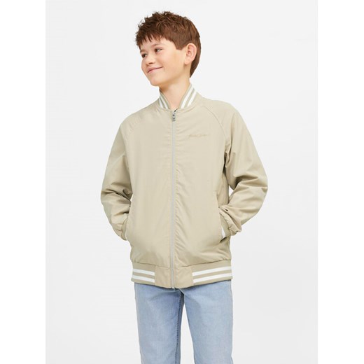 Jack&Jones Junior Kurtka bomber Lucca 12253440 Beżowy Regular Fit ze sklepu MODIVO w kategorii Kurtki chłopięce - zdjęcie 183652708