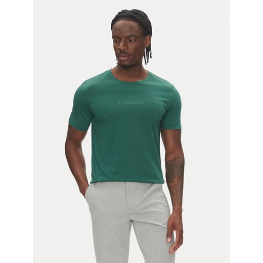 Lindbergh T-Shirt 30-400200B Zielony Relaxed Fit ze sklepu MODIVO w kategorii T-shirty męskie - zdjęcie 183652716