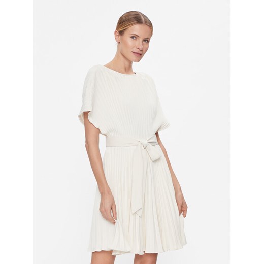 DKNY Sukienka letnia DD3J3452 Écru Regular Fit 4 MODIVO
