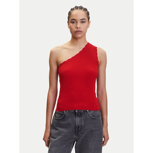 JDY Top Nanna 15351420 Czerwony Slim Fit ze sklepu MODIVO w kategorii Bluzki damskie - zdjęcie 183652818