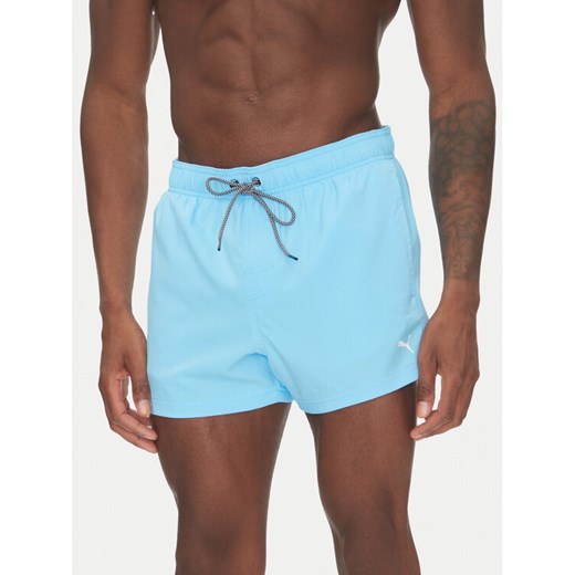 Puma Szorty kąpielowe 907658 Niebieski Regular Fit ze sklepu MODIVO w kategorii Kąpielówki - zdjęcie 183652829