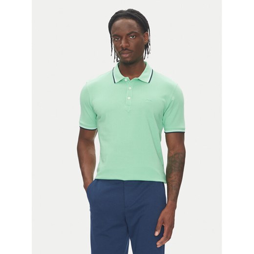 Lindbergh Polo 30-404010 Zielony Relaxed Fit ze sklepu MODIVO w kategorii T-shirty męskie - zdjęcie 183652906