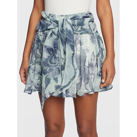 Guess Spódnica trapezowa W3RD46 WDW52 Zielony Regular Fit ze sklepu MODIVO w kategorii Spódnice - zdjęcie 183652907