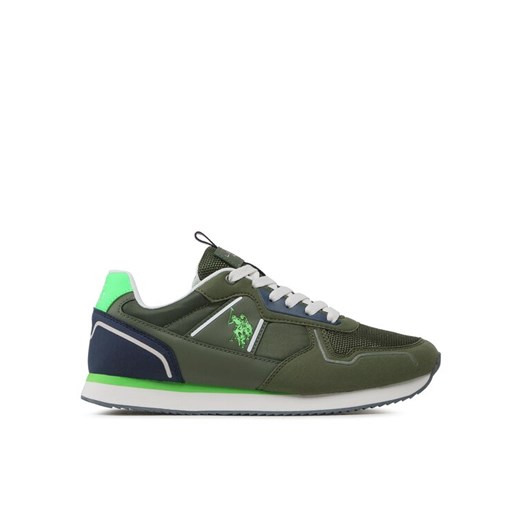 U.S. Polo Assn. Sneakersy Nobil NOBIL004C Zielony ze sklepu MODIVO w kategorii Buty sportowe męskie - zdjęcie 183652928