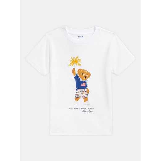 Polo Ralph Lauren T-Shirt 322853828034 Biały Regular Fit ze sklepu MODIVO w kategorii T-shirty chłopięce - zdjęcie 183652955