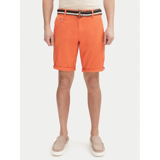 INDICODE Szorty materiałowe Royce 70-039 Pomarańczowy Slim Fit ze sklepu MODIVO w kategorii Spodenki męskie - zdjęcie 183652969