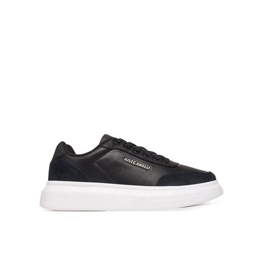 Sneakersy Just Cavalli 78QA3SBD Czarny ze sklepu eobuwie.pl w kategorii Buty sportowe męskie - zdjęcie 183653008